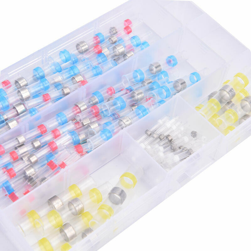 120PCS Seal Welding Heat Shrinkable Wire Connector Soldering Sleeve TerminalBDA