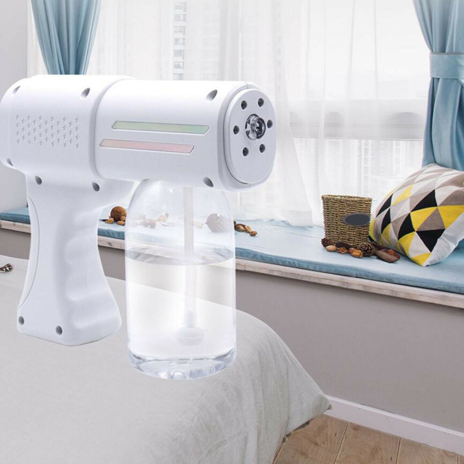 Blue Light Sanitizer Nano Sprayer Steam Gun Electric Cordless Fogger Machine