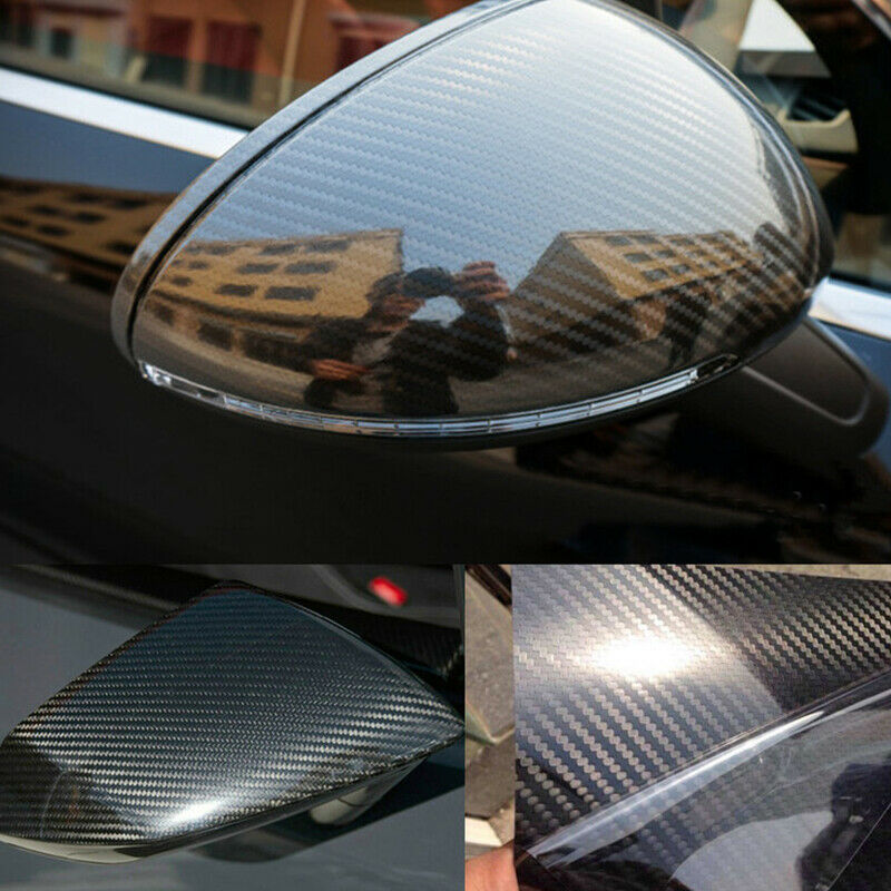 50*200cm Black 5D Carbon Fiber Vinyl Film Car Wrap Film 5D Roll Car Stick.l8