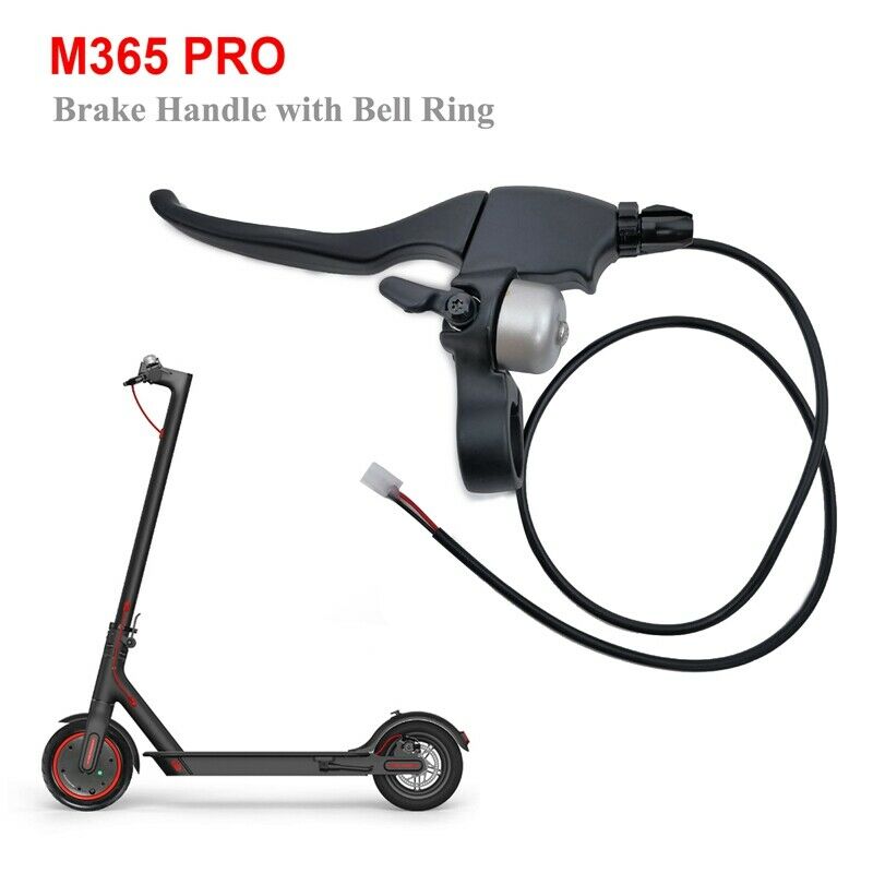 2 in 1 Electric Scooter Brake Handle Brake Lever with Aluminum Alloy Bell  fS7L5