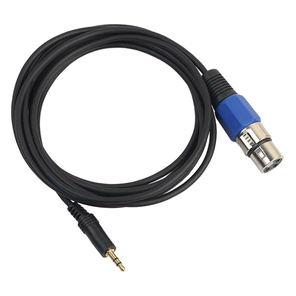 1.5 m Durable 3.5mm Male   Audio Cable Mic Adapter to XLR 3-pin Female for