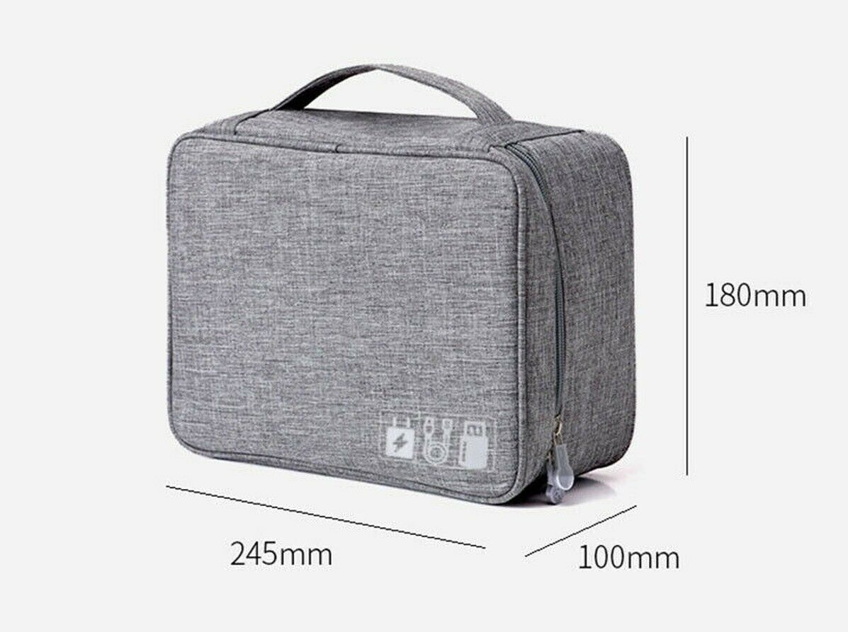 Travel Accessory Bag Portable Digital Small Tools Organize zipper 24.5*18*10cm s