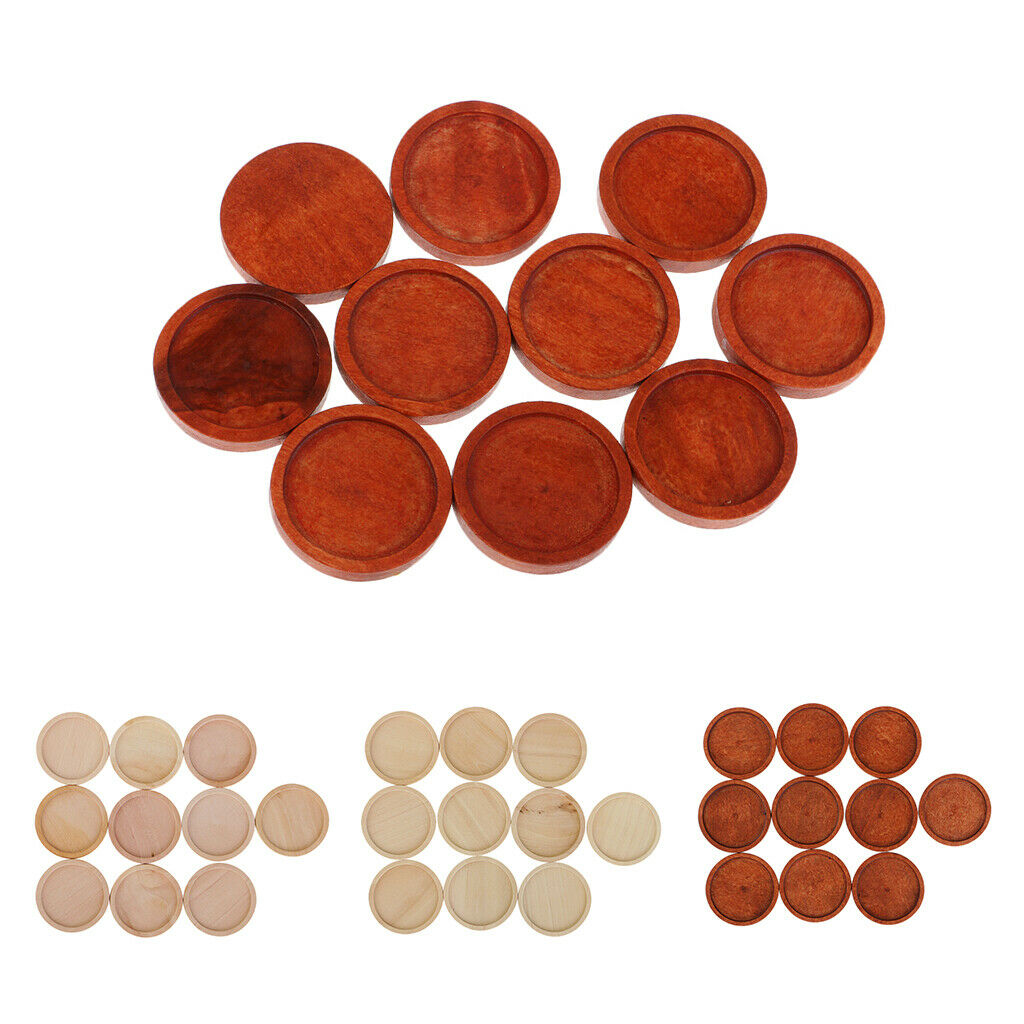 10 x Simple Design Stone Base Support Charm Cabochon Setting