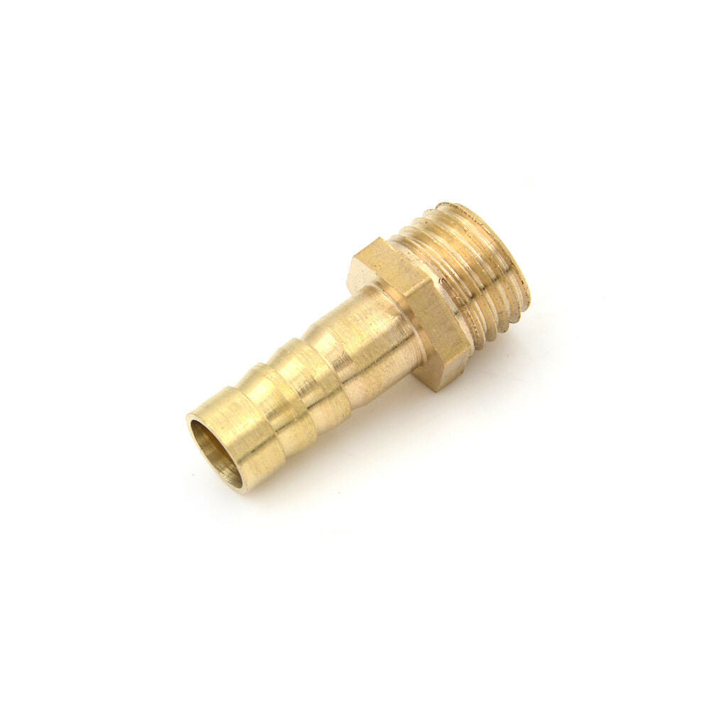 5Pcs 1/4"PT Male Thread to 8mm Hose Barb Brass Straight Coupling Fitting DhL SJ