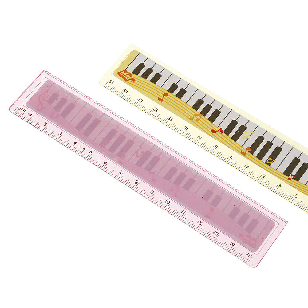 1pcs music ruler primary school students painting measuring scale creativ.l8