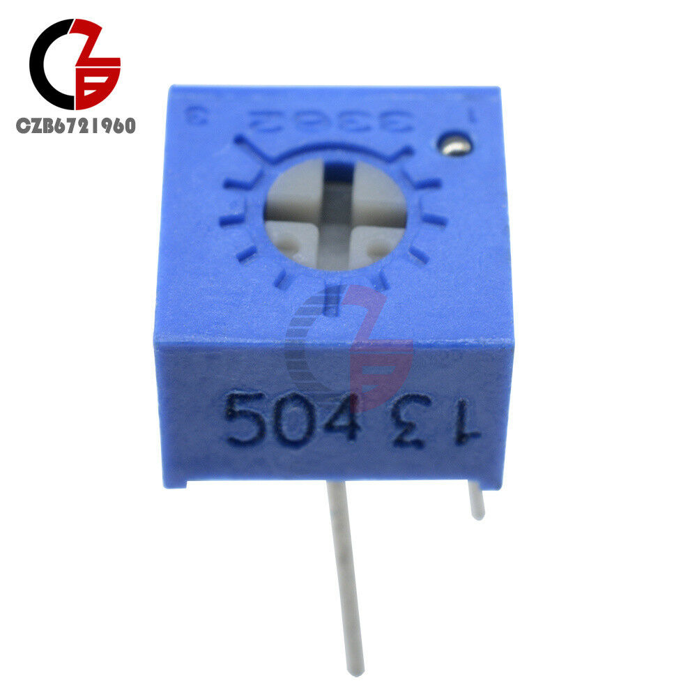 10Pcs 3362P-504 3362 P 500K ohm High Precision Variable Resistor Potentiometer