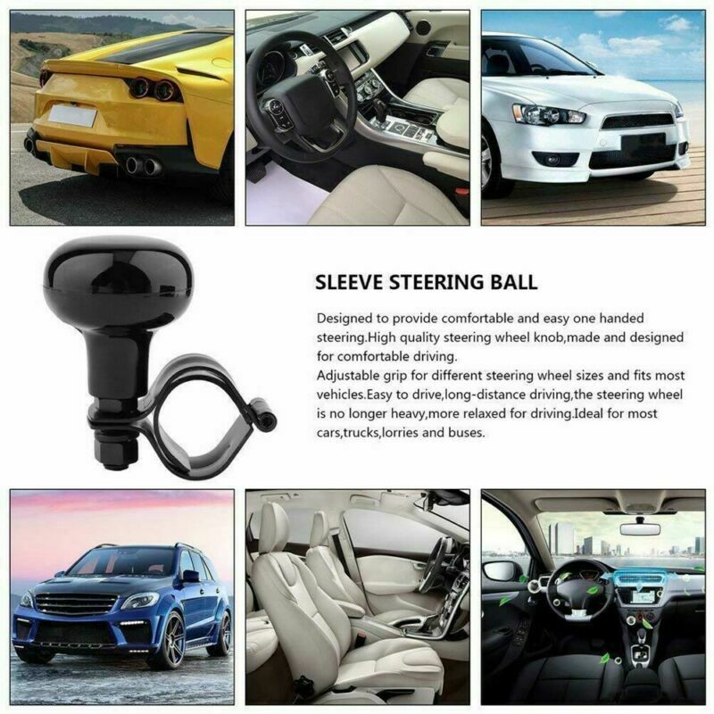 Car Truck Universal Steering Wheel Aid Handle Assister Spinner Knob Ball ABS NEW