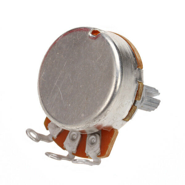 3x A500K OHM Audio Volume Guitar Potentiometer Split Shaft with Coarse Knurling
