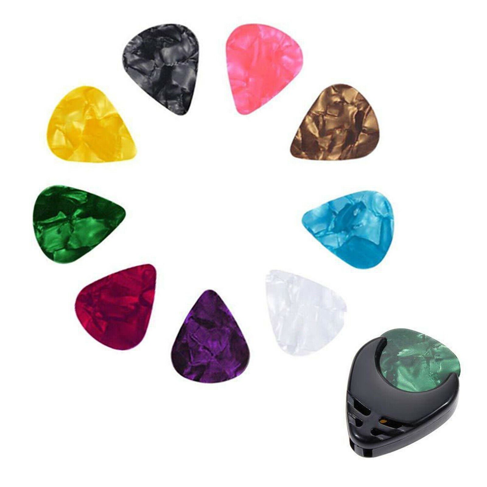 49Pcs Guitar Repairing Accessories Kit Guitar Strings Tuner String Winder Picks