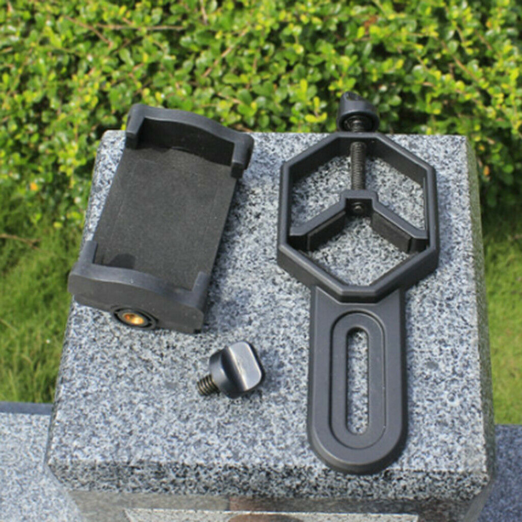 Telescope Smart Phone Binocular Microscope Interface Holder Support Black
