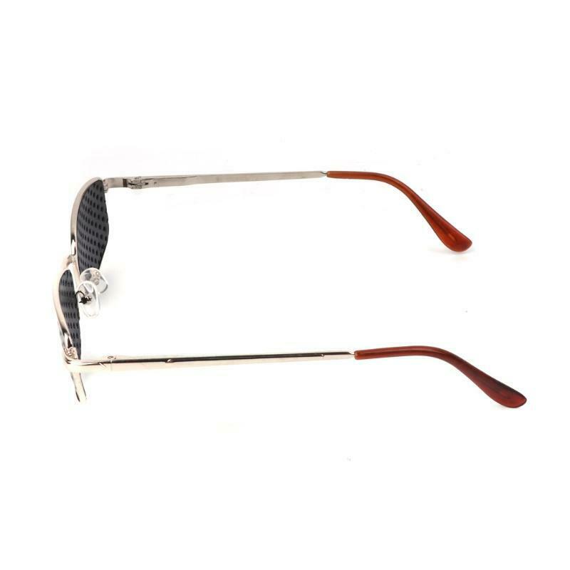 Metal Pinhole Glasses Exercise Eyewear Eyesight Improvement Vision Training