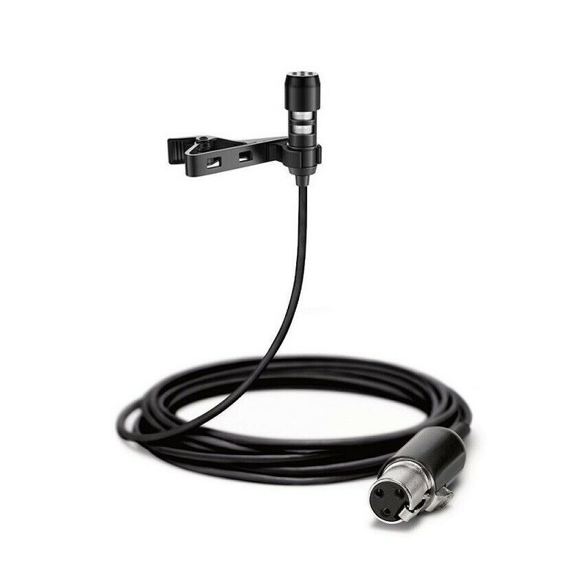 Professional Lapel Microphone Lavalier Mic 3 Pins XLR for AKG Wireless System