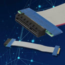 PCI E Graphics Card Extension Cable PCI-E 4X Extender Adapter Male Female Cord