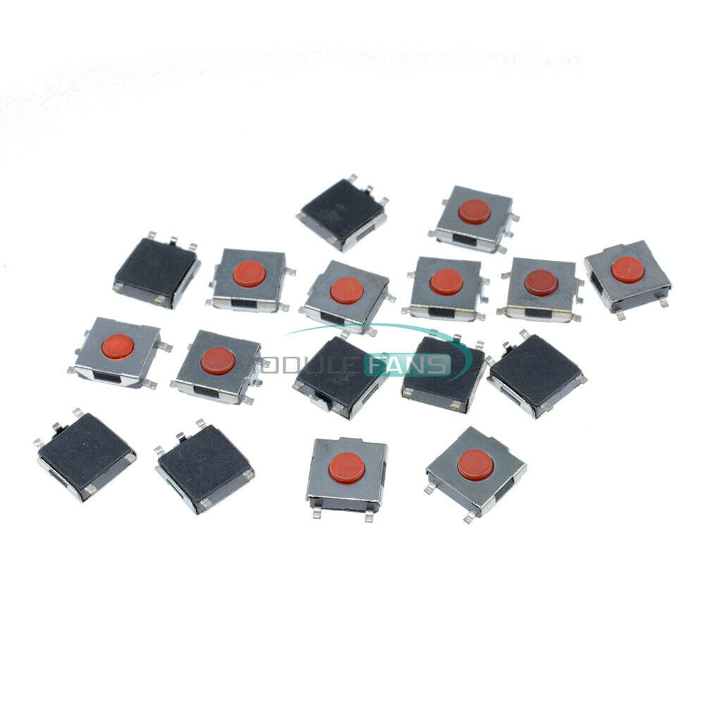 20PCS 4-Pin 6*6*2.5mm Tactile Push Button Switch Tact Switch Micro Switch  SMD