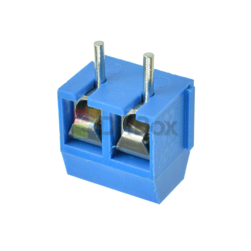 60PCS KF301-2P 5.08mm Blue Connect Terminal Screw Terminal Connector KF301-2P