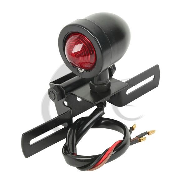 Motorcycle LED Turn Signal Brake License Plate Integrated Rear Tail Light