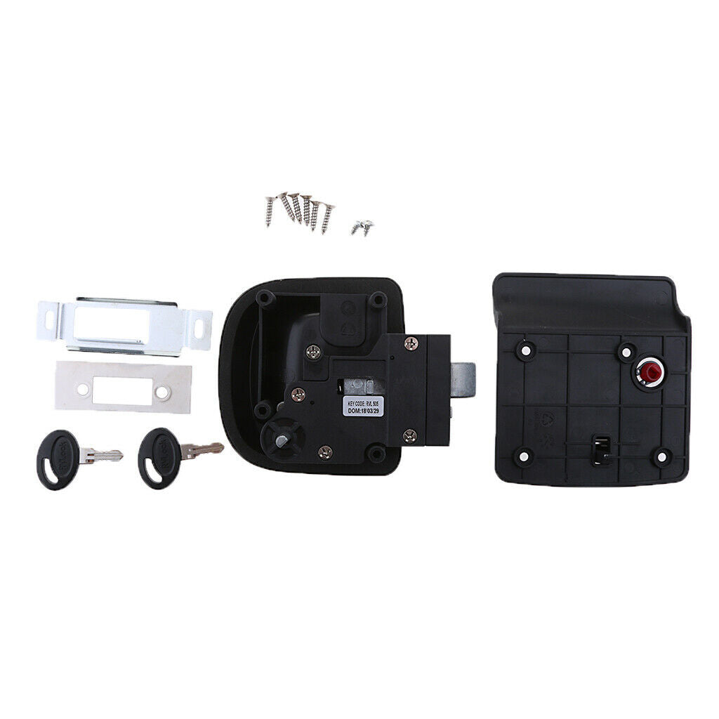 1PC RV Paddle Entry Door Lock Latch Handle Knob Deadbolt Camper Trailer
