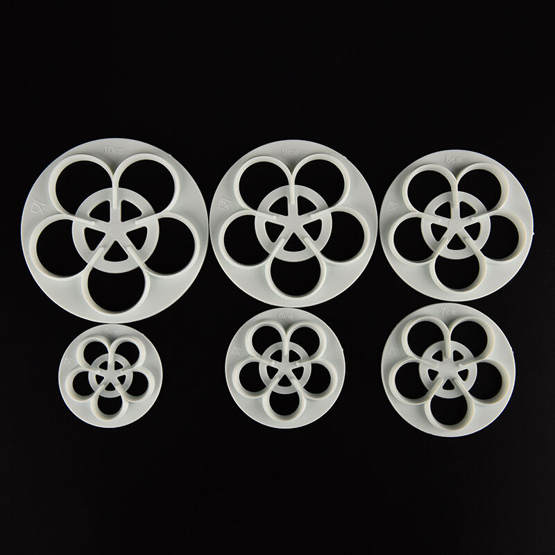 Fondant Cake Cookie Decor Sugarcraft Cutter Rose Flower Mold Gum Paste To.l8