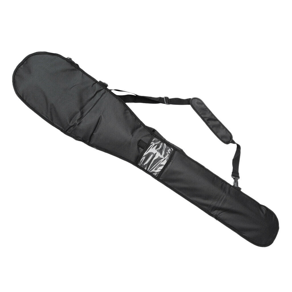 Deluxe Padded Split Kayak Paddle Bag with Carry Handle/Shoulder Strap Black