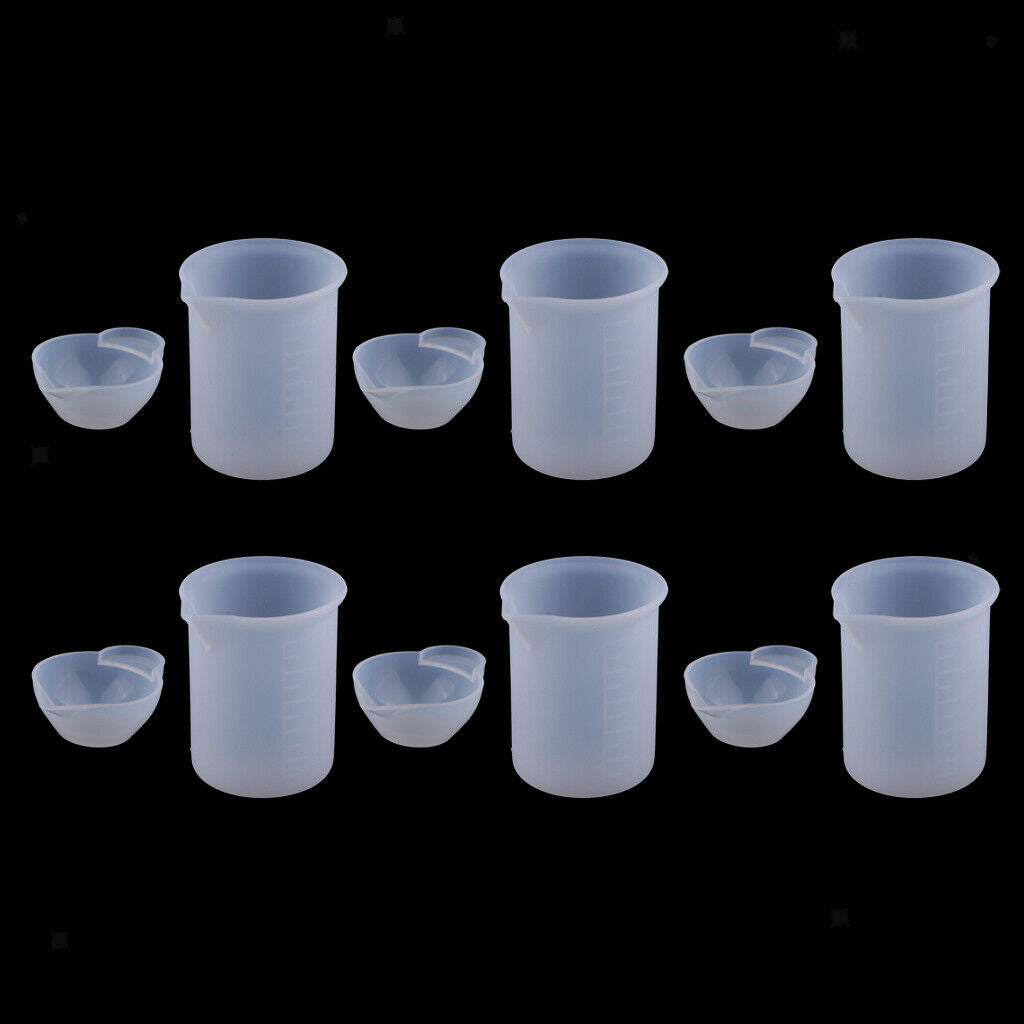 12 Pieces  Measuring Cup Shape DIY Craft Beads Rhinestones