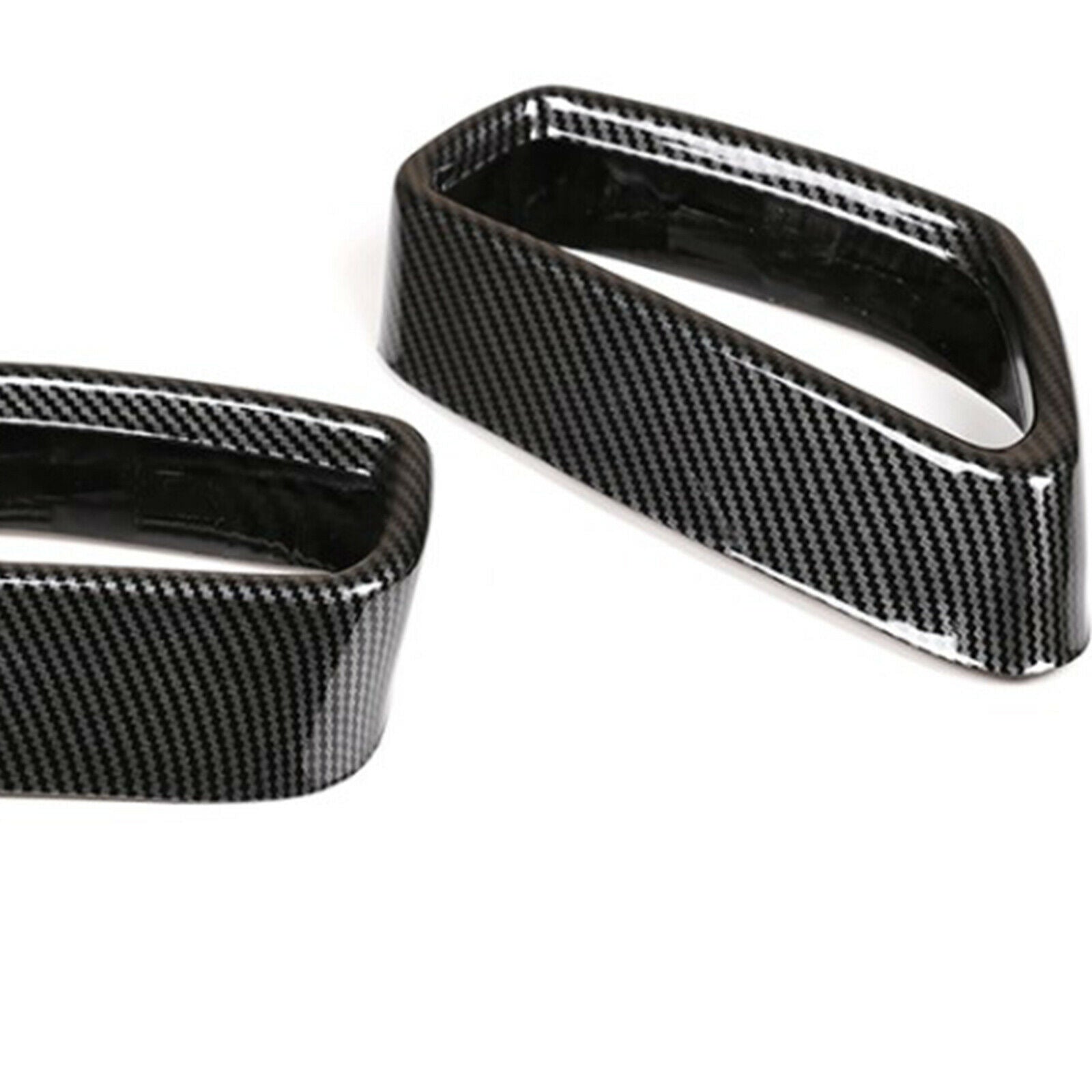 2 PCS Car Rear Exhaust Pipe Throat Cover Trim for BMW 5 G30 G38 2018-2021