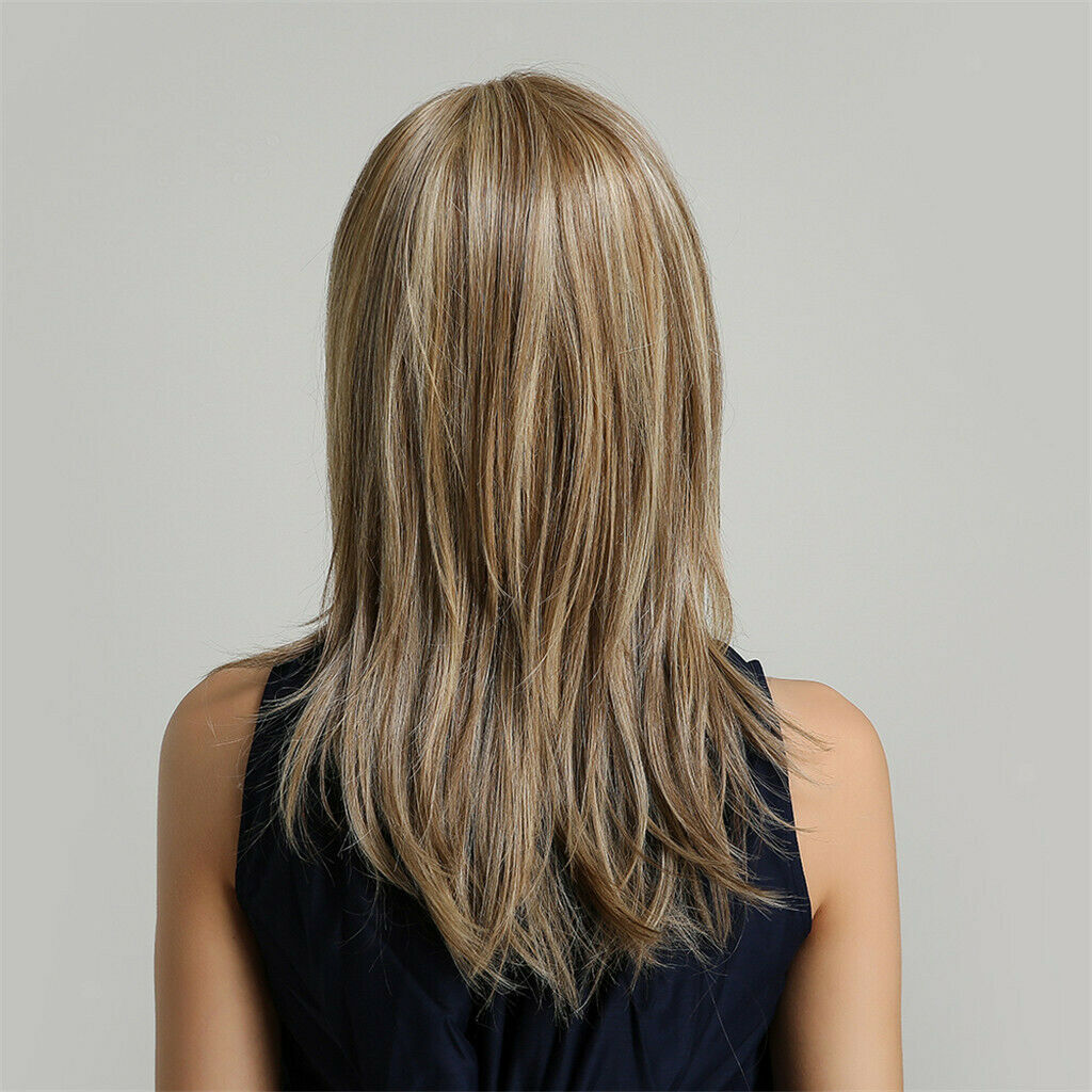 20'' Women Lasting Heat Resistant Synthetic Fibre Long Straight Hair Wig