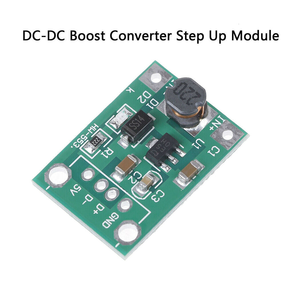 1Pc DC-DC boost converter step up module 0.9V-5V to 5V 500mA for arduino .l8