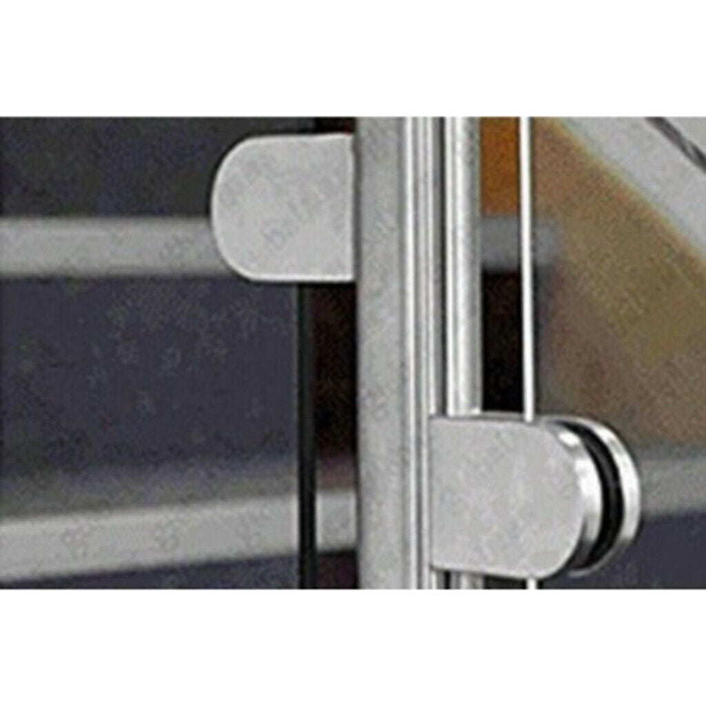 Glass Shelf Clip Clamp Support Brace Bracket Semi-Circular 0 degree