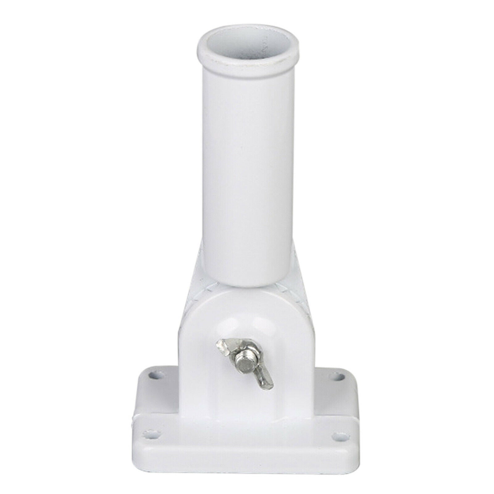 Garden Flag Pole Holder Mounts Base Flagpole Adjustable Holder with Hardware