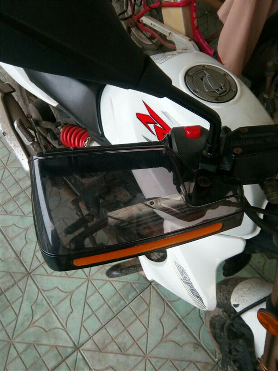 7/8" Motorcycle  Translucent Handlebar Brush Bar Hand Guard Handguard Protector