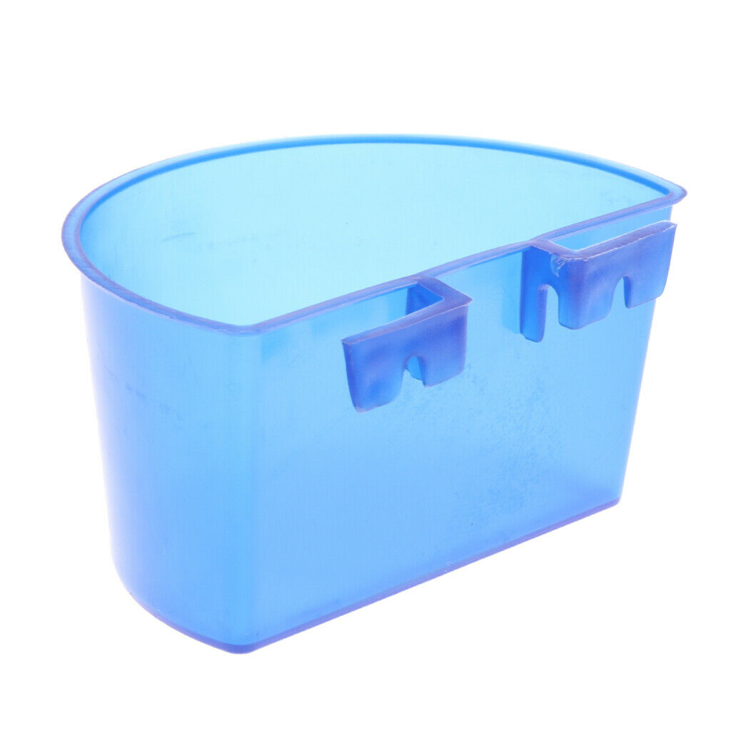 10x Semi-circular Bird Pigeon Cage Feeder Waterer No Spill Water Dispenser