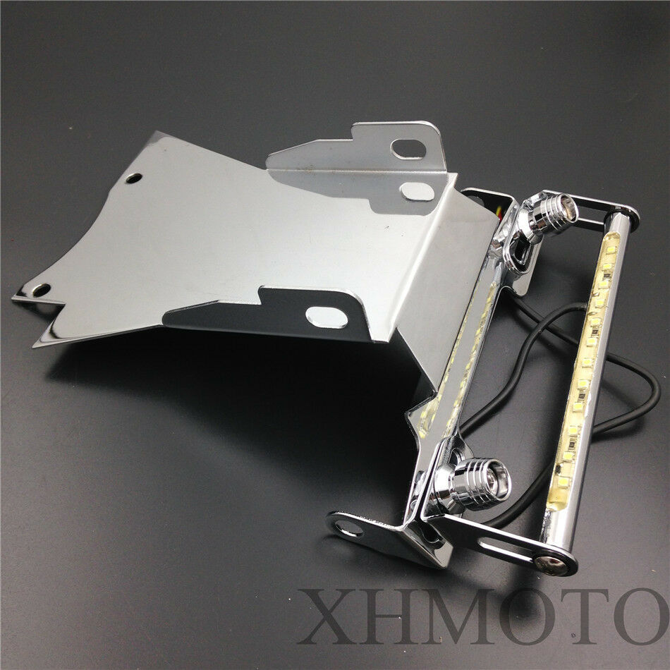 Motorcycle Chrome White LED Fender Eliminator For 2007 Yamaha FZ6