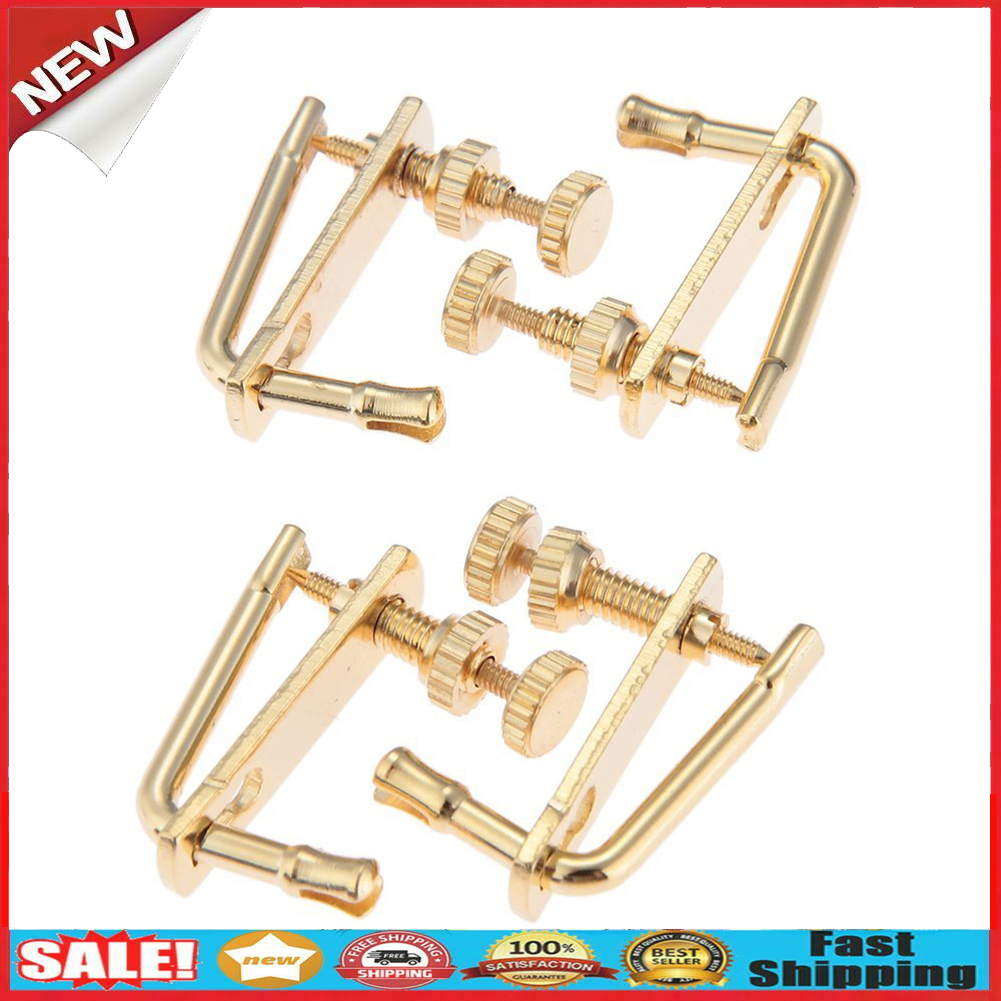4pcs Violin Fine Tuner Adjuster Copper Plating Screws for 4/4 Size Violin @