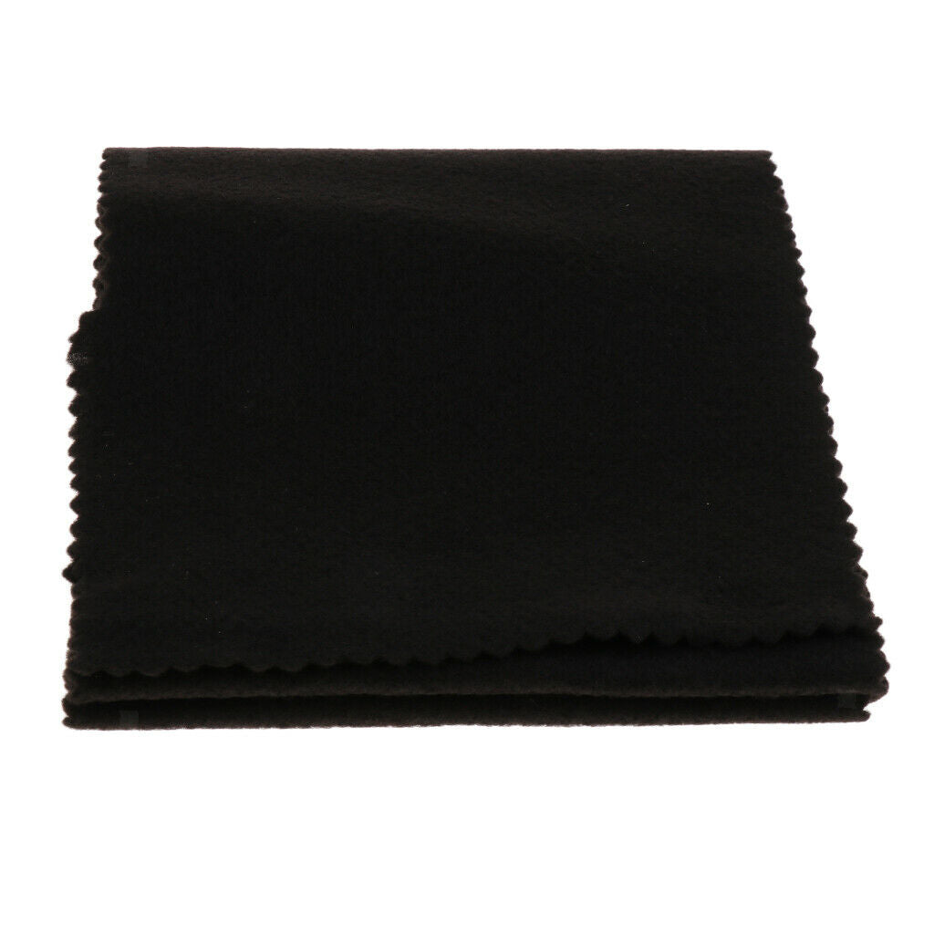 Black Piano Keyboard Dust Cover Dustproof Cleaning Cloth for Piano Parts