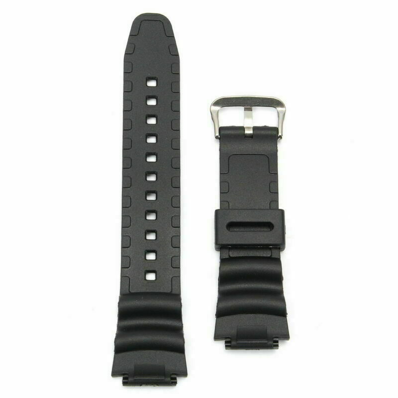 Replacement 18mm Watch Strap Band For SGW 300H SGW 400H SGW 300 SGW 400 Black