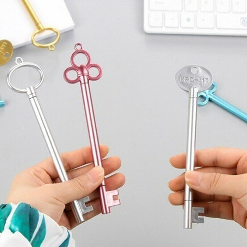 6Pcs/lot Keys Design Pen Stationery Pens Office School Supplies Stationary Gifts