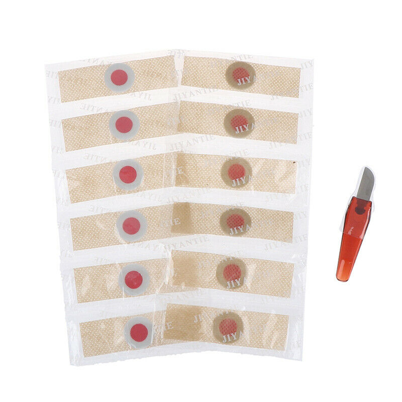 12Pcs Foot Corn Remover Pads Plantar Wart Thorn Plaster Patch Callus Remo.l8