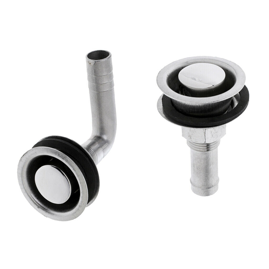 2pcs Stainless Steel Air Vent  for Marine Boats Fuel Tank