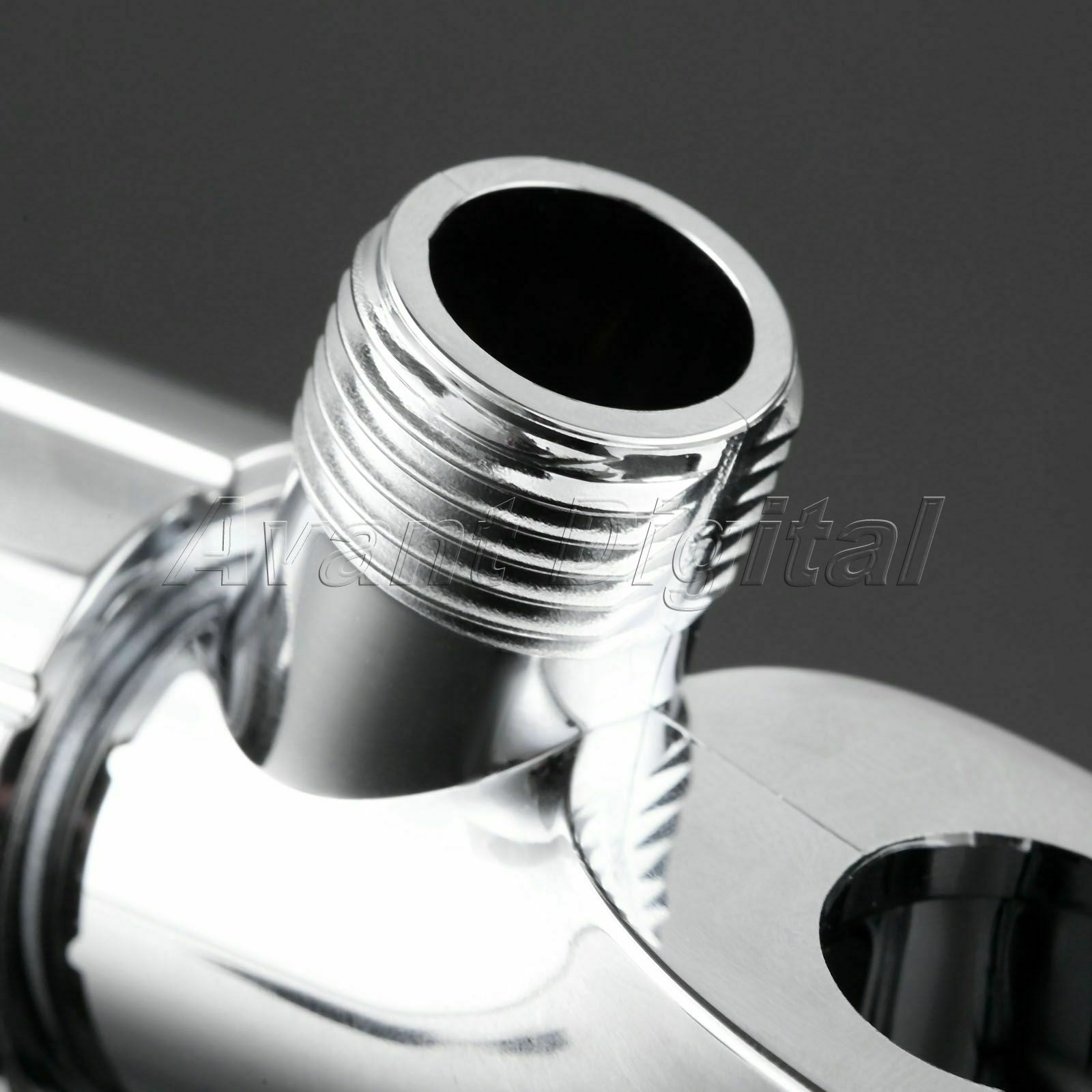 Universal Shower Head Holder G1/2 Thread Arm Mounted Adjustable No Screw Require