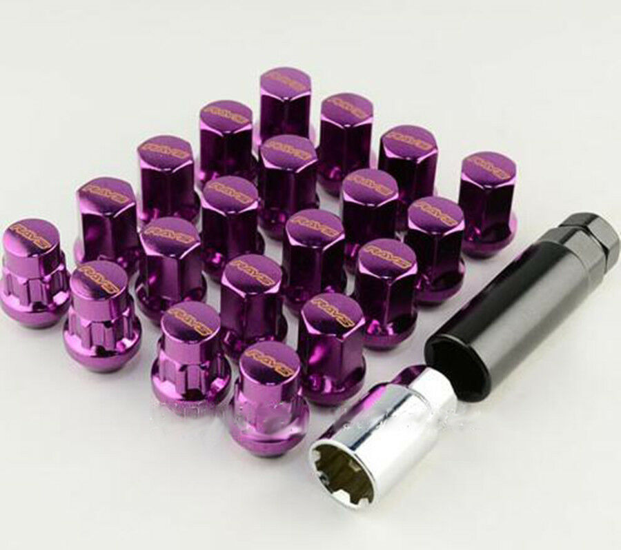20Pcs Alloy Steel Racing Auto Car SUV Modified  M12 x P1.5 GM  Wheel Nuts Screws