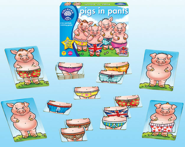 Orchard Toys 022 Pigs in Pants Kids Childrens Toddler Fun Learning Game 4 Yrs +