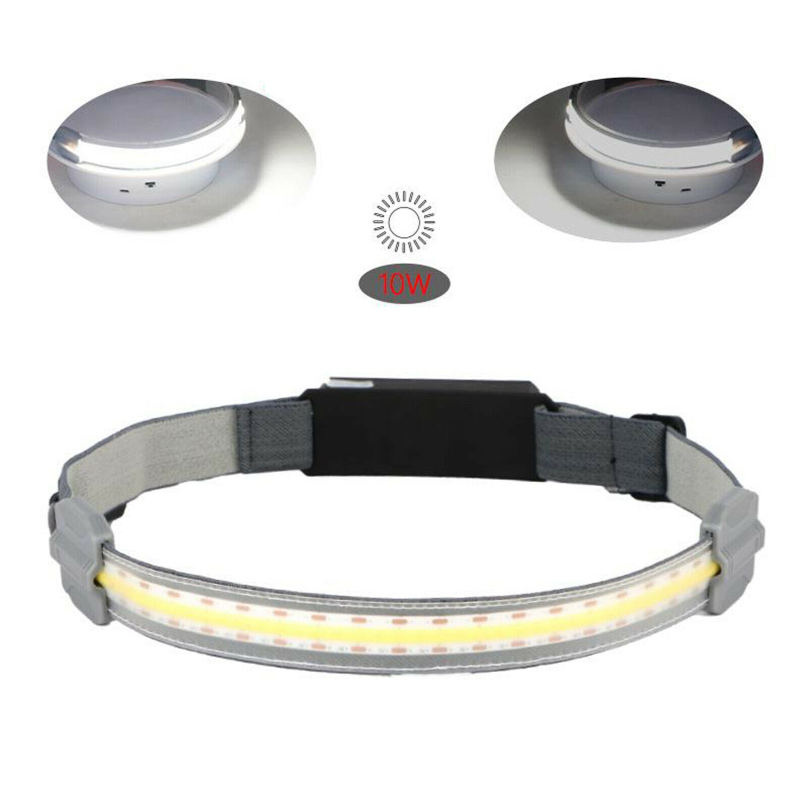 Adjustable Elastic Headlamp Strap Headlight Running Head Lamp Headband
