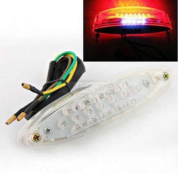 28 Led Universal Motorcycle Brake Tail Lights 12V New