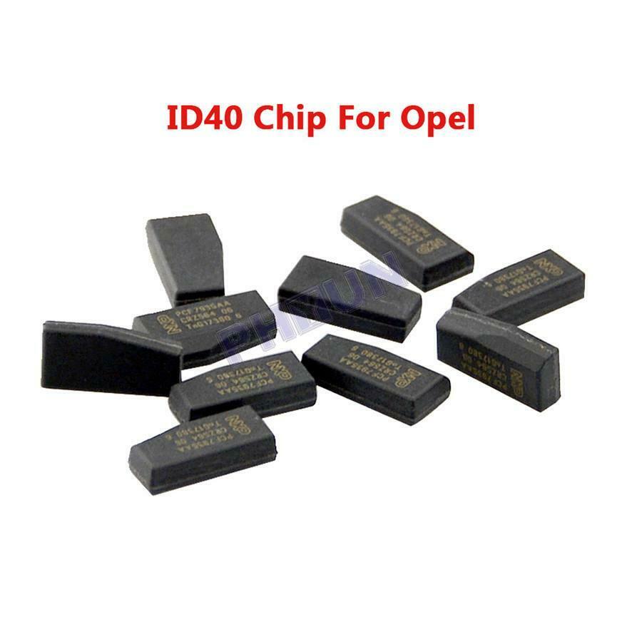 10x Car Key Chip ID40 Transponder Chip Remote Carbon ID40 Chip For Vauxhall Opel