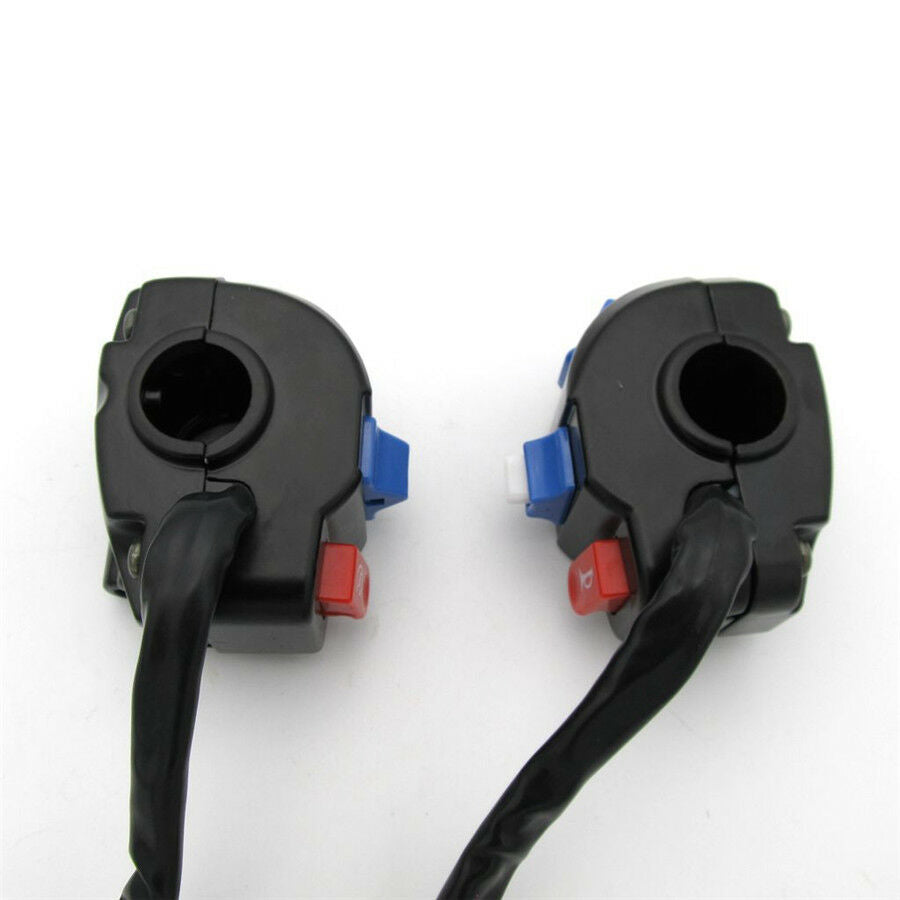 Pair Motorcycle 22mm Handlebar Multi-Functions Switch Headlight/Turn Signal/Horn