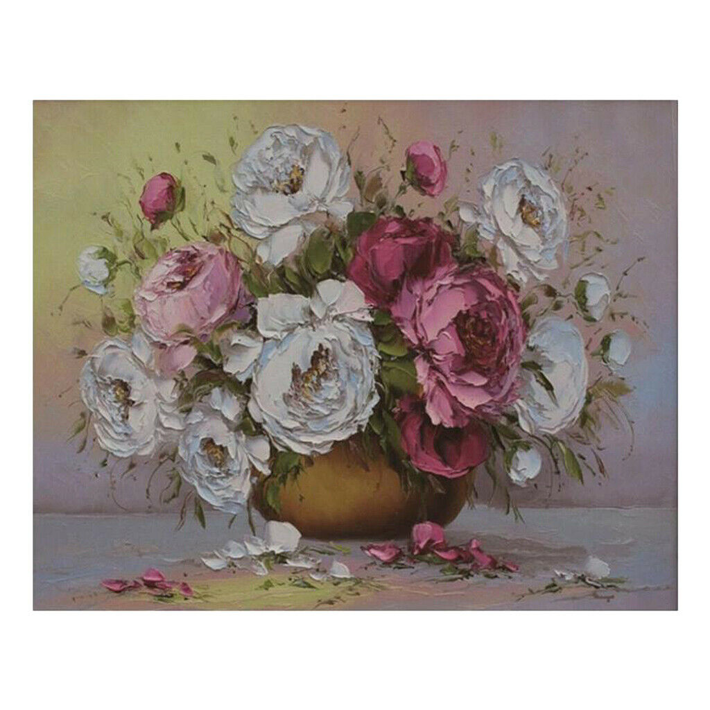 DIY Diamond Painting Kit Flowers Rhinestone Paint By Number