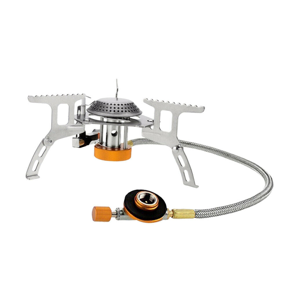 Foldable Camping Gas Stove Piezo Ignition Burner