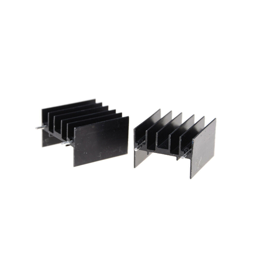10Pcs 25*23*16MM TO220 Transistor Aluminum Radiator Heat Sink With 2Pi.l8