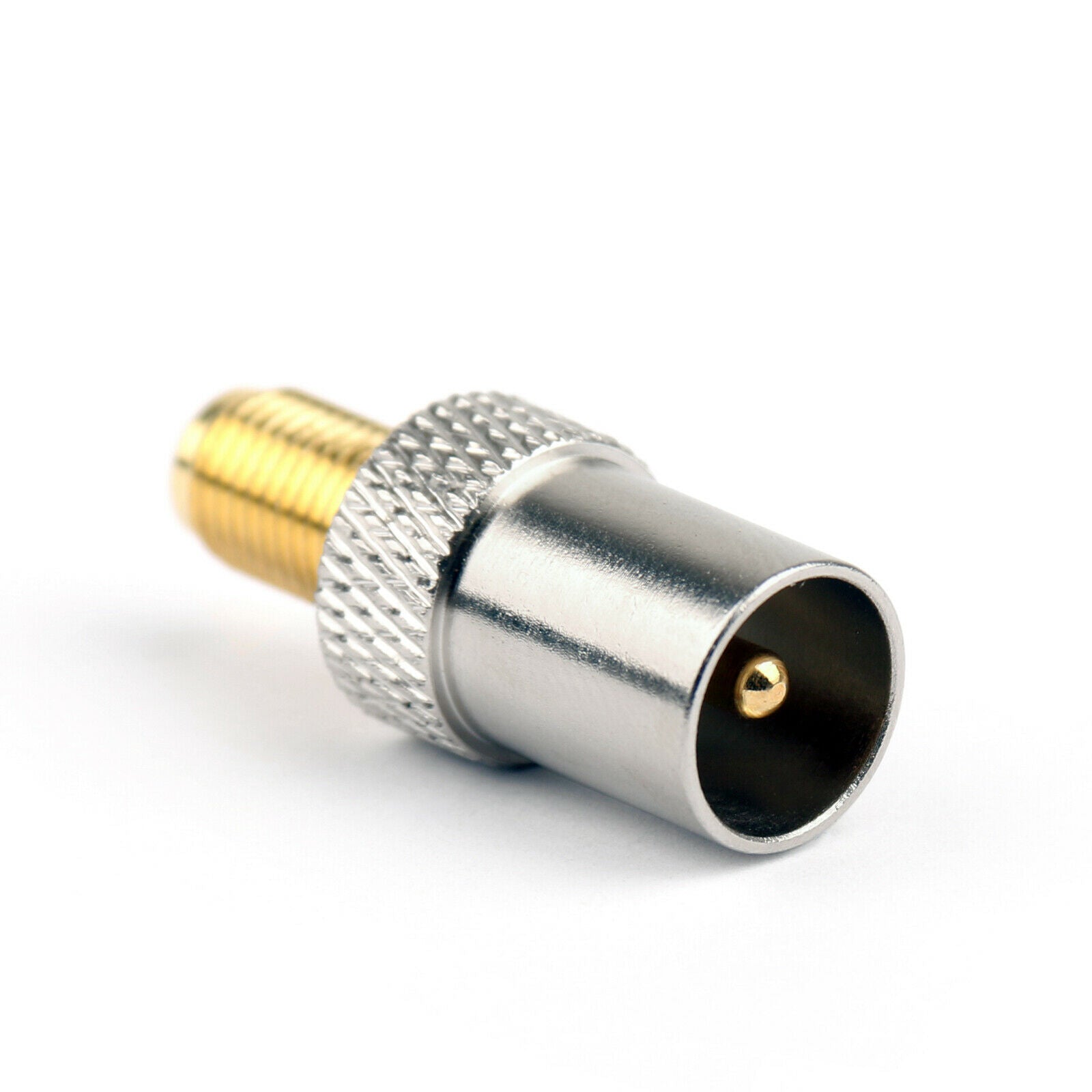 10x SMA Female Jack To TV IEC Male Plug 50Ω Connector RF Coaxial Adapter Copper.