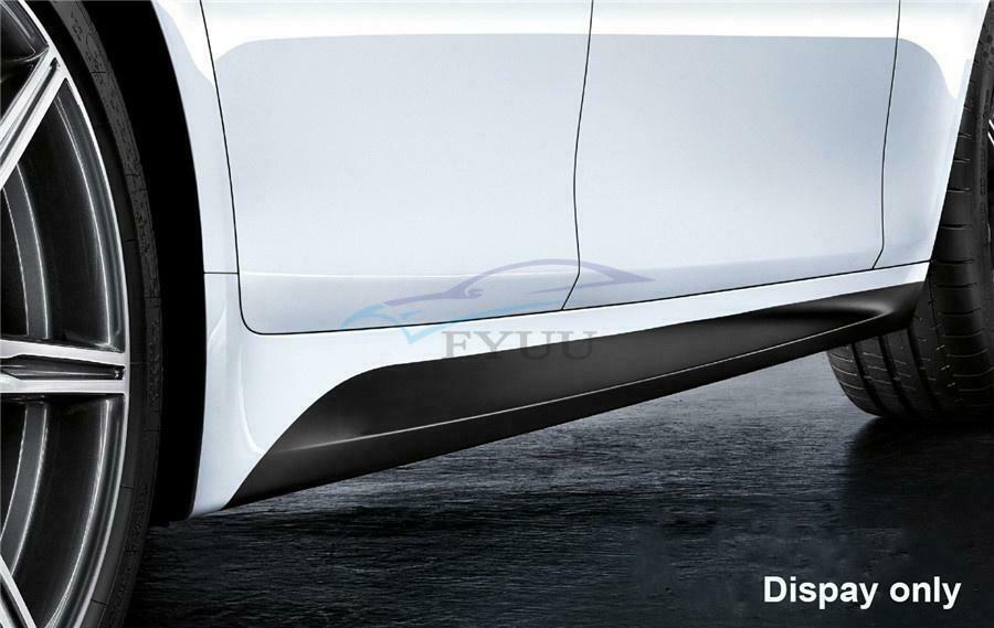 For BMW 3 4 5 Series Car Side Skirt Carbon Fiber Vinyl Applique Decoration